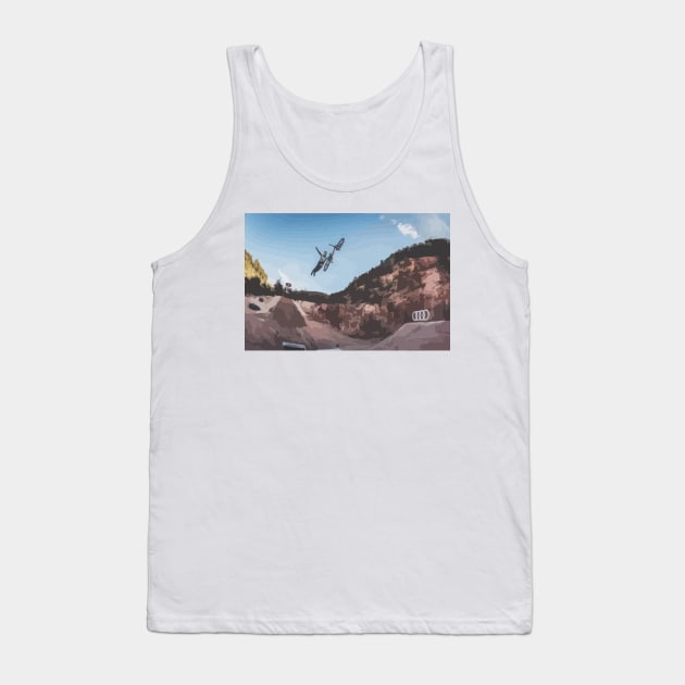 Nicholi Rogatkin Audi Nines Superman Painting Tank Top by gktb